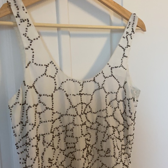 A|X Armani Exchange Beaded Shift White Dress - US 2 - Picture 2 of 7